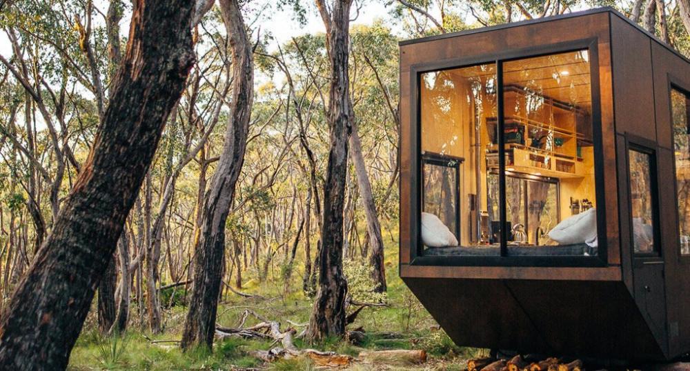 Cabin tí hon giữa rừng cho phép con người “ngắt kết nối” để… kết nối với thiên nhiên